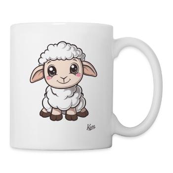 Mignon petit mouton - Mug blanc - blanc - Droite