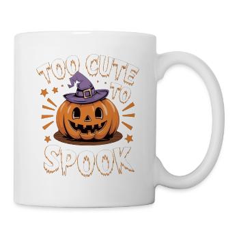 Zu Niedlich Zum Gruseln Halloween - Tasse - Weiß - Rechts