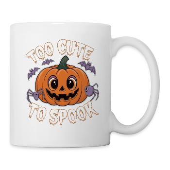Zu Niedlich Zum Gruseln Halloween - Tasse - Weiß - Rechts
