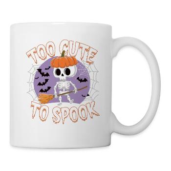 Zu Niedlich Zum Gruseln Halloween - Tasse - Weiß - Rechts
