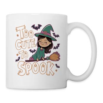 Zu Niedlich Zum Gruseln Halloween - Tasse - Weiß - Rechts