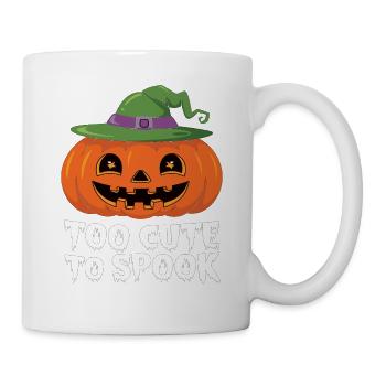 Zu Niedlich Zum Gruseln Halloween - Tasse - Weiß - Rechts