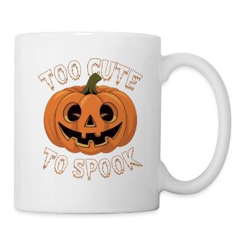 Zu Niedlich Zum Gruseln Halloween - Tasse - Weiß - Rechts