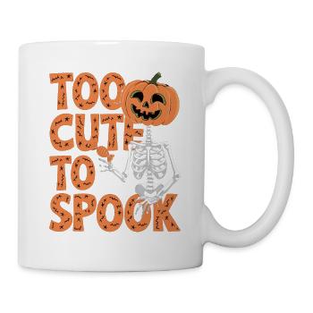 Zu Niedlich Zum Gruseln Halloween - Tasse - Weiß - Rechts