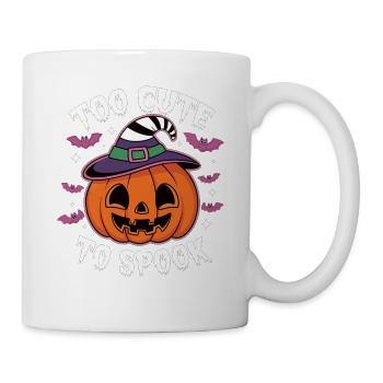 Zu Niedlich Zum Gruseln Halloween - Tasse - Weiß - Rechts