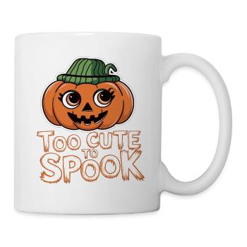 Zu Niedlich Zum Gruseln Halloween - Tasse - Weiß - Rechts