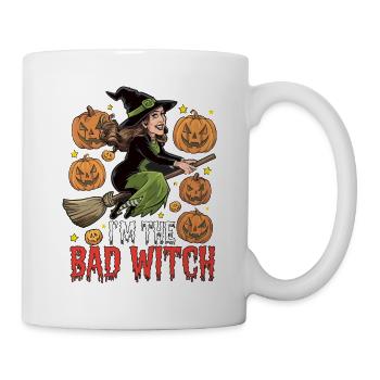 Sorcière d’Halloween Je suis la mauvaise sorcière - Mug blanc - blanc - Droite