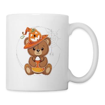 Ours en peluche d’Halloween Ours d’Halloween - Mug blanc - blanc - Droite