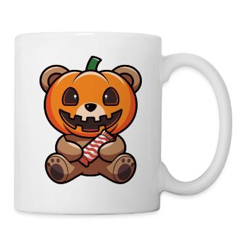Ours en peluche d’Halloween Ours d’Halloween - Mug blanc - blanc - Droite