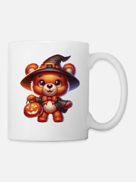 Halloween Teddybär Halloween Bär - Tasse - Weiß
