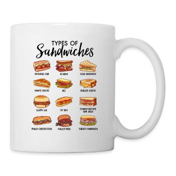 Delicious sandwiches - Mug - white - Right