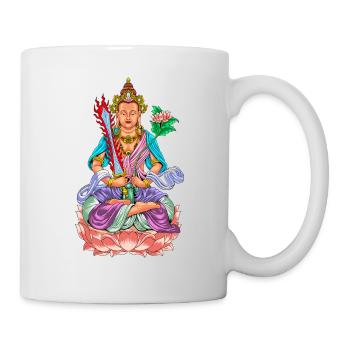 Buddhism God Bodhisattva Akasagarbha - Mug - white - Right