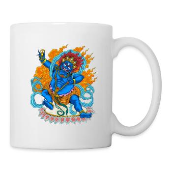 Buddhism God Bodhisattva Vajrapani - Mug - white - Right