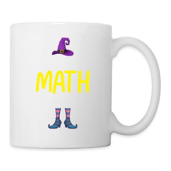 Je suis la sorcière des mathématiques - Mug blanc - blanc - Droite