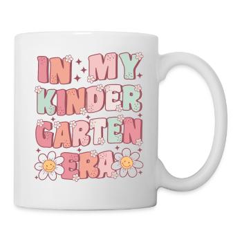 À l’époque de ma maternelle, premier jour groovy - Mug blanc - blanc - Droite