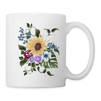Blossom Arrangement - Mug - white - Right