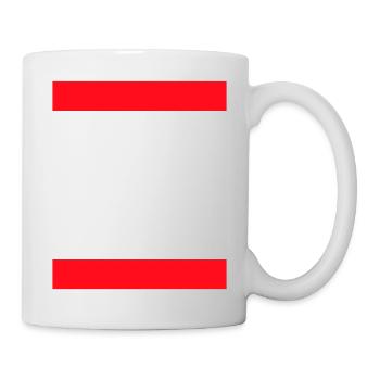 100 % Prozent Rock Heavy Metal Musik Text Logo Fun - Tasse - Weiß - Rechts