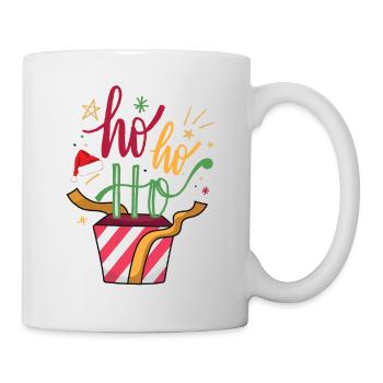 ho ho Ho - Tasse - Weiß - Rechts