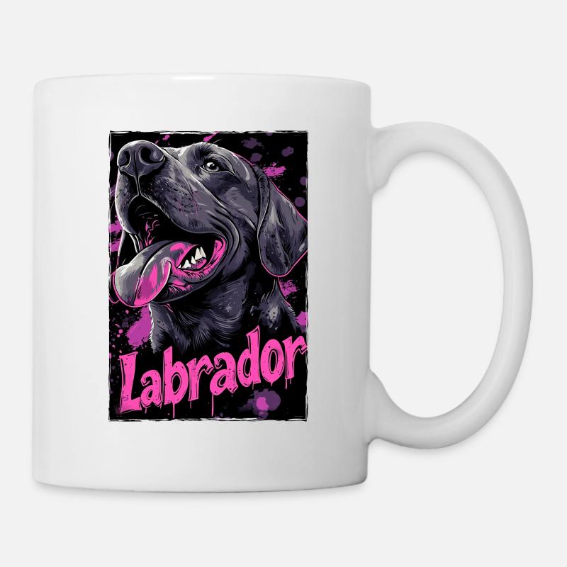 Labrador Hund - Tasse - Weiß