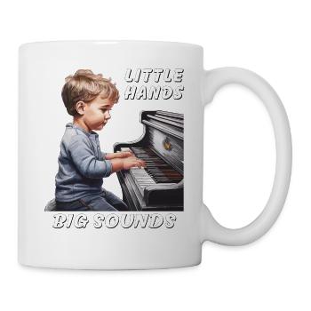 PIANO BOY LITTLE HANDS BIG SOUNDS - Mug - white - Right