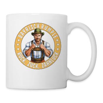 MAN BAVARIAN RUMBLE IN NO TIME AT ALL TOOTH GAP - Mug - white - Right