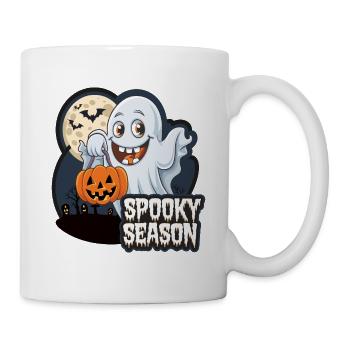 Cute Halloween Ghost Spooky Season Ghost - Mug - white - Right
