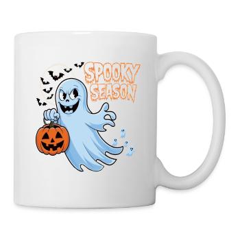 Cute Halloween Ghost Spooky Season Ghost - Tasse - Weiß - Rechts