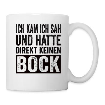 Je suis venu, j’ai vu et je n’en ai pas eu envie tout de suite - Mug blanc - blanc - Droite