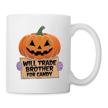 Halloween Will Trade Brother For Candy - Mug - white - Right
