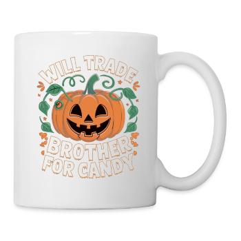 Halloween Will Trade Brother For Candy - Mug - white - Right