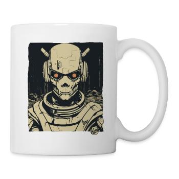 Super Humanoid Skull Skull Android Mecha - Mug - white - Right