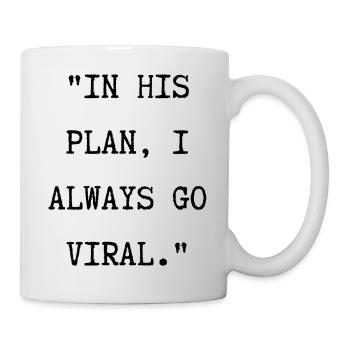 Dans son plan... - Mug blanc - blanc - Droite