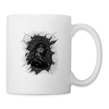 mystical, spiritual, shaman, shaman, indigenous - Mug - white - Right