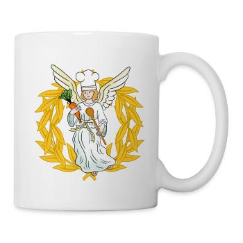 Cooking Christmas Angel Christmas Vegetable Kitchen - Mug - white - Right
