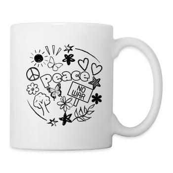 Peace Doodle - Mug - white - Right