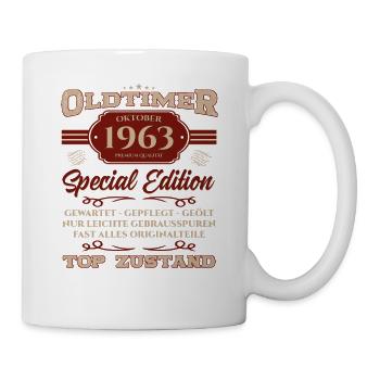 61ème Anniversaire Octobre Cru 1963 Cru - Mug blanc - blanc - Droite
