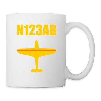 Aviation sur mesure - Avion - Vol - Pilote - Mug blanc - blanc - Droite