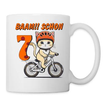 CAT BIKE BAAM!! ALREADY SEVEN - Mug - white - Right