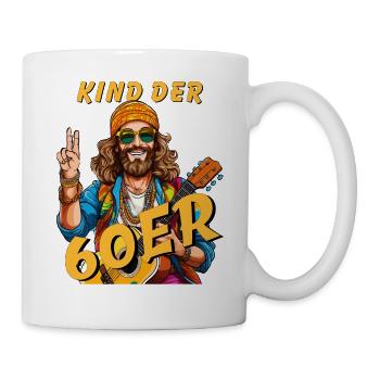 HOMME ENFANT DES ANNÉES 60 - Mug blanc - blanc - Droite