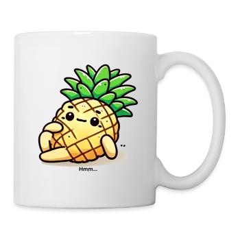 Lass mich darüber nachdenken - Hmm... - Tasse - Weiß - Rechts
