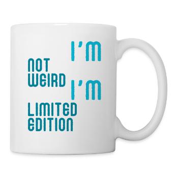 I'm not weird I'm limited edition - Mug - white - Right