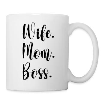 Wife Mom - Tasse - Weiß - Rechts