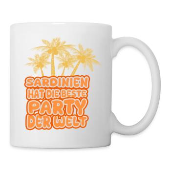 Sardinien als Urlaub - Tasse - Weiß - Rechts