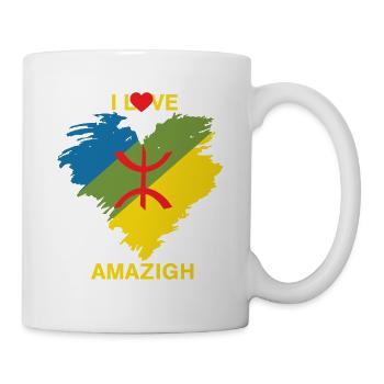 I LOVE AMAZIGH IN MY KABYLE HEART AND PROUD - Mug - white - Right