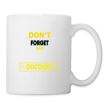 Senior Don't Forget My Discount - Gifts Senior - Mug - white - Right