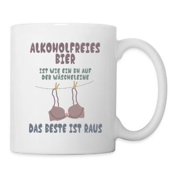 Alkoholfreies Bier - Tasse - Weiß - Rechts