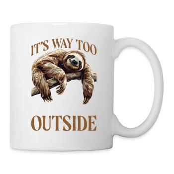 It's Way Too Peopley Outside 2 - Tasse - Weiß - Rechts