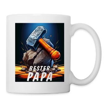 VA-THOR HAMMER BESTER PAPA - Tasse - Weiß - Rechts
