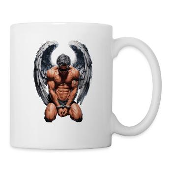 Fallen Angel Gebrochener Engel Engelsflügel - Tasse - Weiß - Rechts