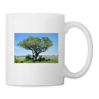 Majestic sausage tree in natural habitat - Mug - white - Right